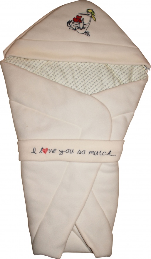 Комплект на выписку "BIG GIFT", сметанный Комплект на выписку "BIG GIFT", сметанный